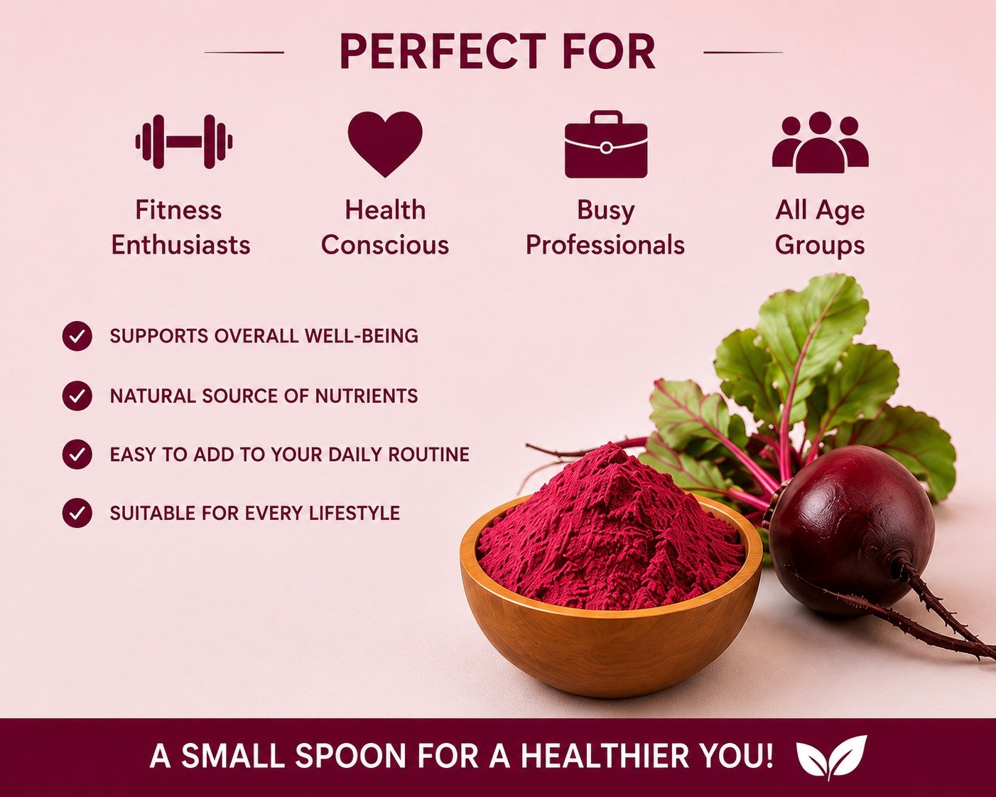 Satvik Naturals Beetroot Powder - Image 2