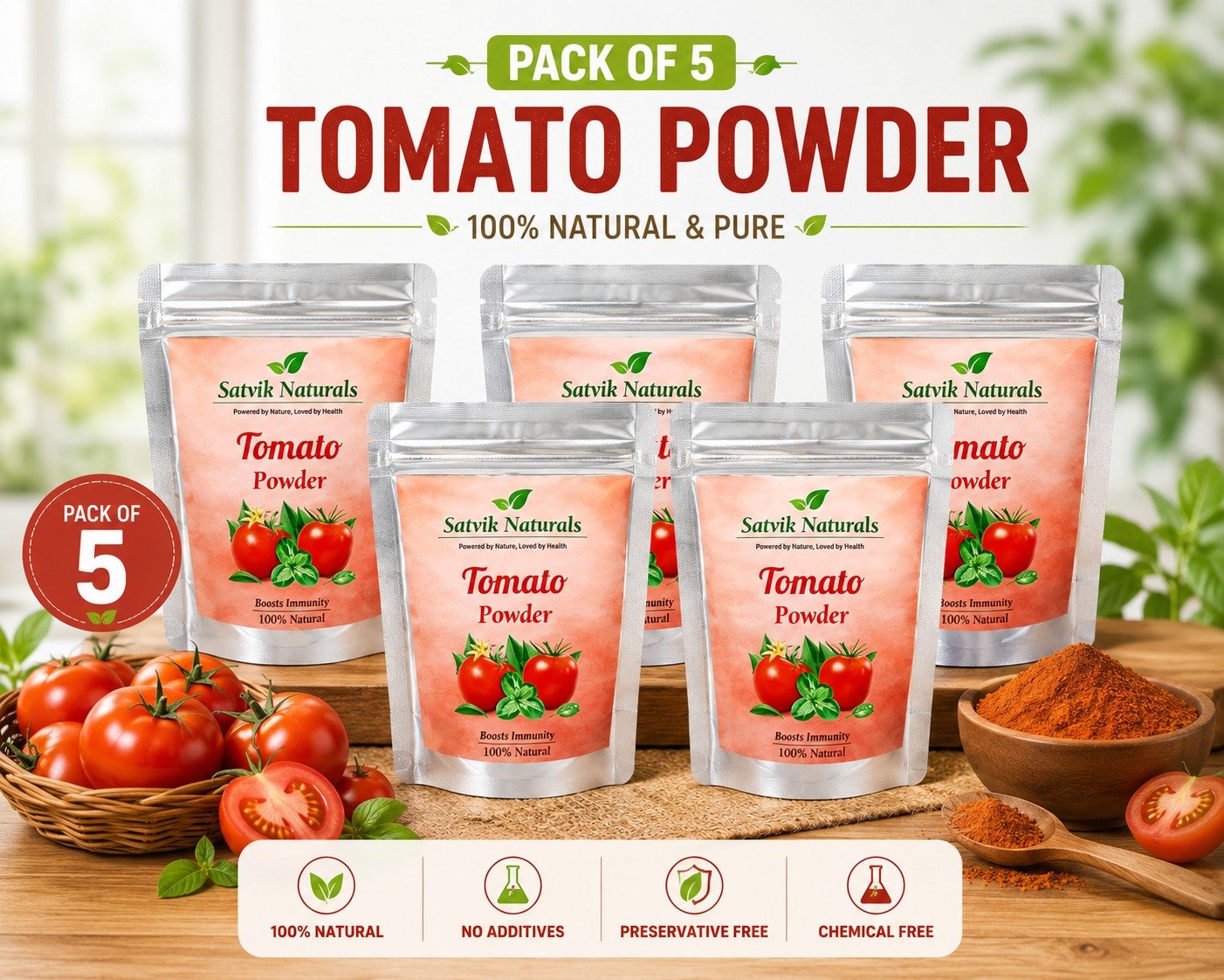 Satvik Naturals Tomato Powder - Image 2