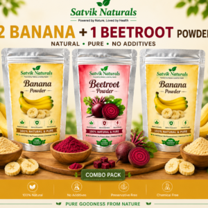 Satvik Naturals Beetroot & Banana Powder Combo (1:2)