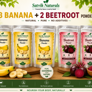 Satvik Naturals Beetroot & Banana Powder Combo (2:3)