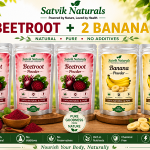 Satvik Naturals Beetroot & Banana Powder Combo (3:2)